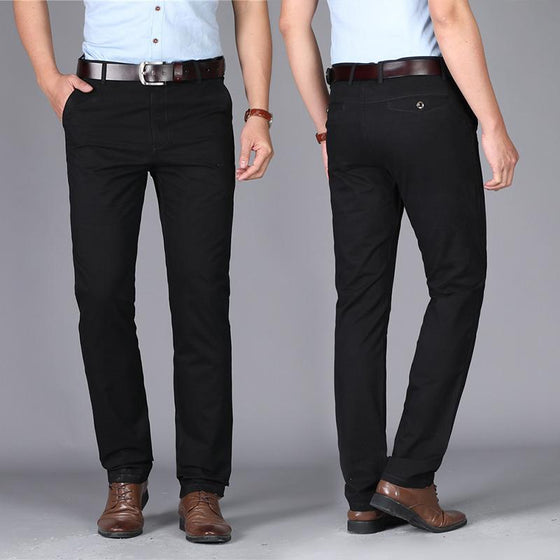 Raka byxor för män