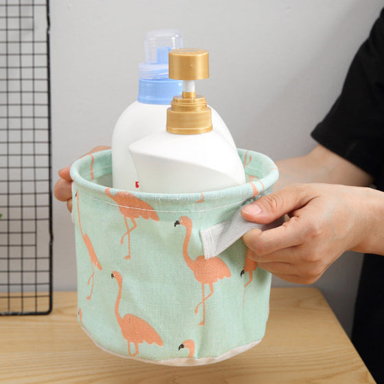 Vikbara multifunktions förvaringslådor