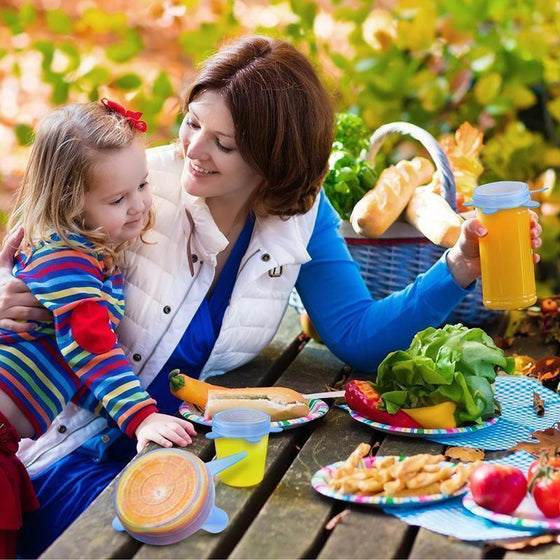 Silikonlock för matlådor, (6 st)