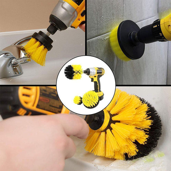 Power Scrubber Rengöringsborste (BORR ingår INTE)