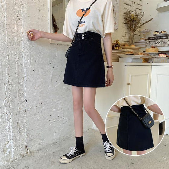 Den nya fångsäkra denimkjolen 2021