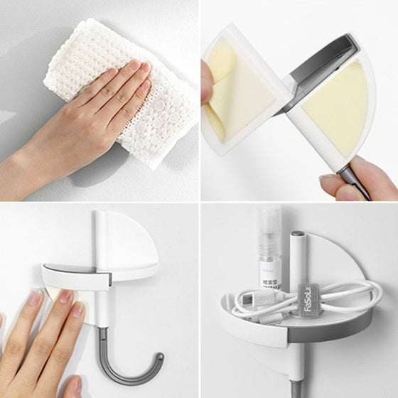 2-i-1 Minimalistisk No-Drill Krok för kök och badrum