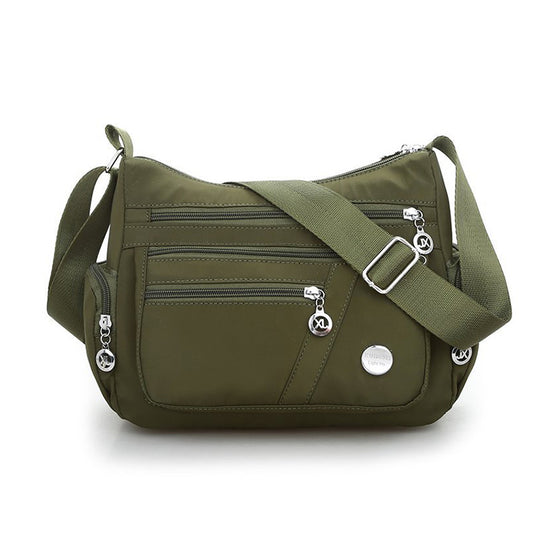 Axelremsväska Med Flera Fickor