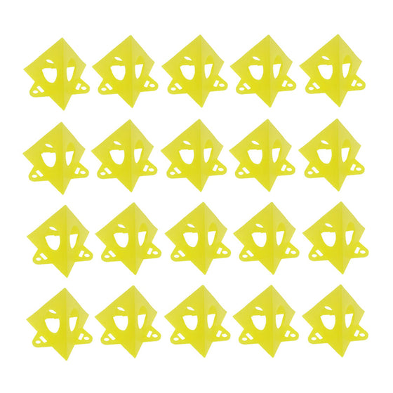 Triangulärt plastfotfäste