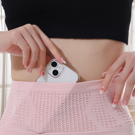 Multifunktionell stickad, andningsbar dold midjeväska