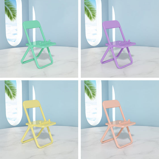 Telefonhållare i stoldesign