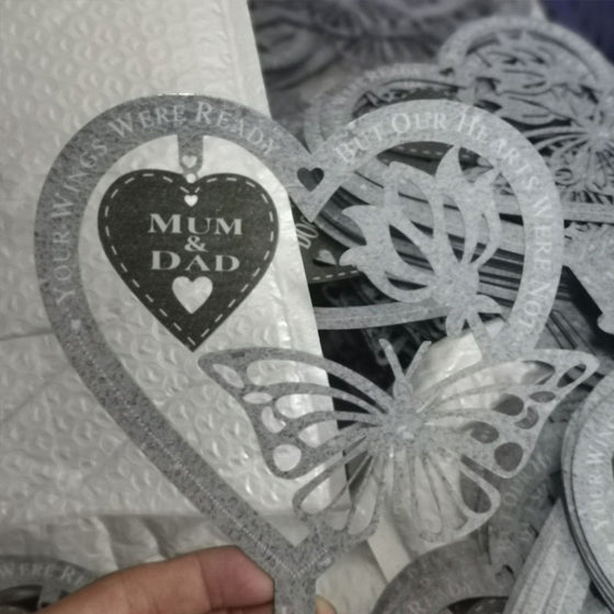 Fjärilskylt Prydnad