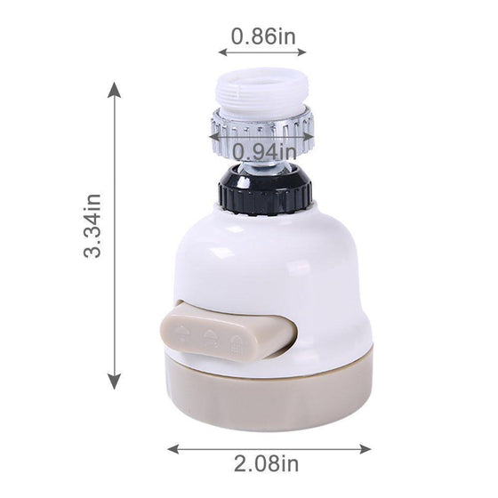 360 ° Vridbar Vattenbesparande Munstycke för kran