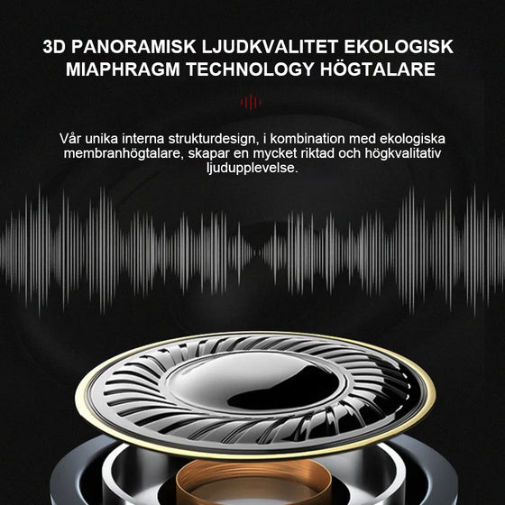 Benlednings Hörlurar - Trådlöst Bluetooth Headset