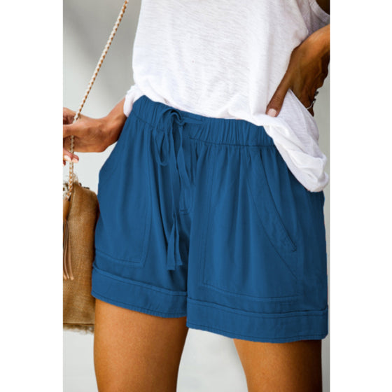 Fasta shorts med rak midja