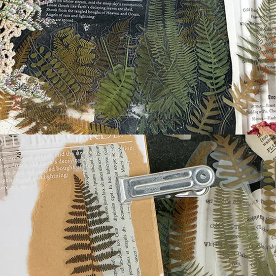 Set med klistermärken i Memory Garden-serien tillverkade av PET-material