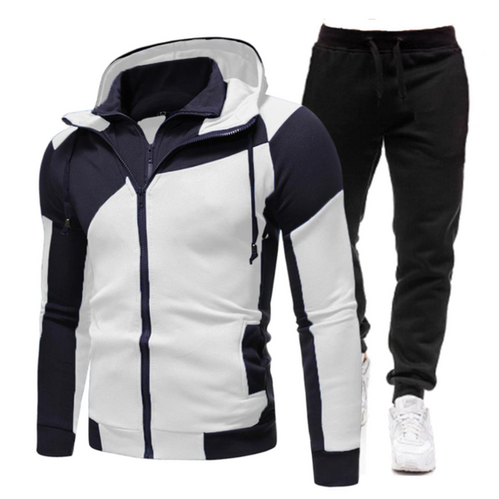 Luvtröja -träningsoverall med färgblock