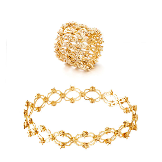 Justerbar armbandsring