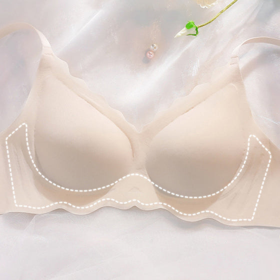 Andningsbar sömlös trådfri bh