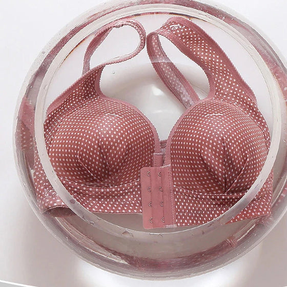 Sexiga push up-bh:ar trådfria underkläder helkupa bomull