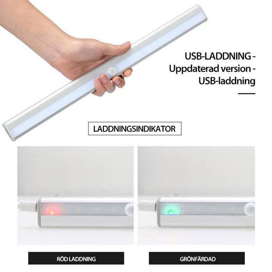 Induktions LED-skåpsljus