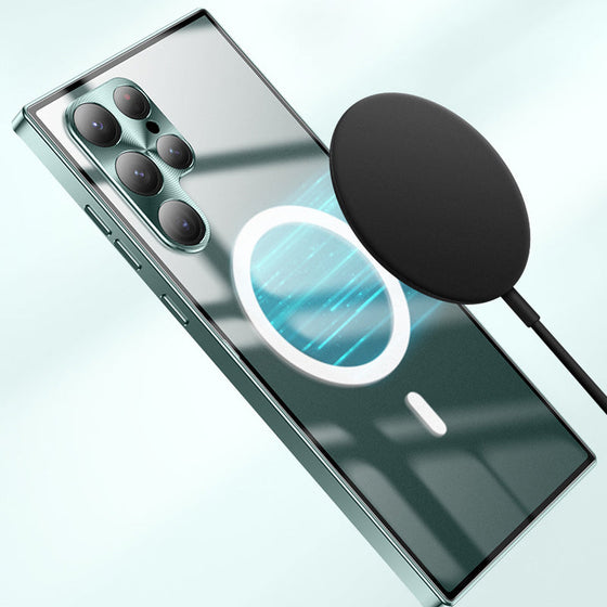 Magnetisk Magsafe metallfodral för Samsung