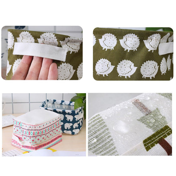 Vikbara multifunktions förvaringslådor