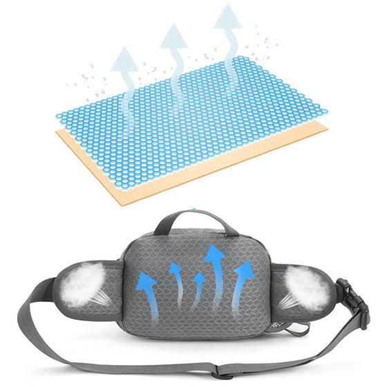 Vattentät midjeväska med stor kapacitet