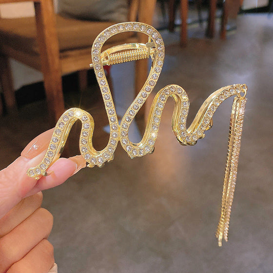 Hårklämmor i strass