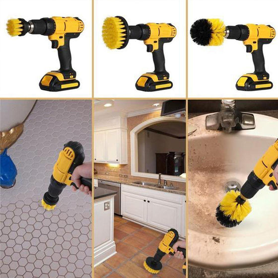 Power Scrubber Rengöringsborste (BORR ingår INTE)