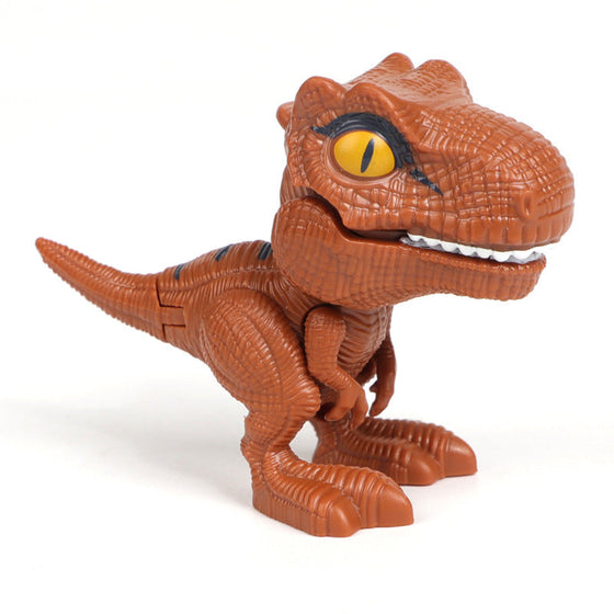 Fingerbitande dinosaurier actionfigurer