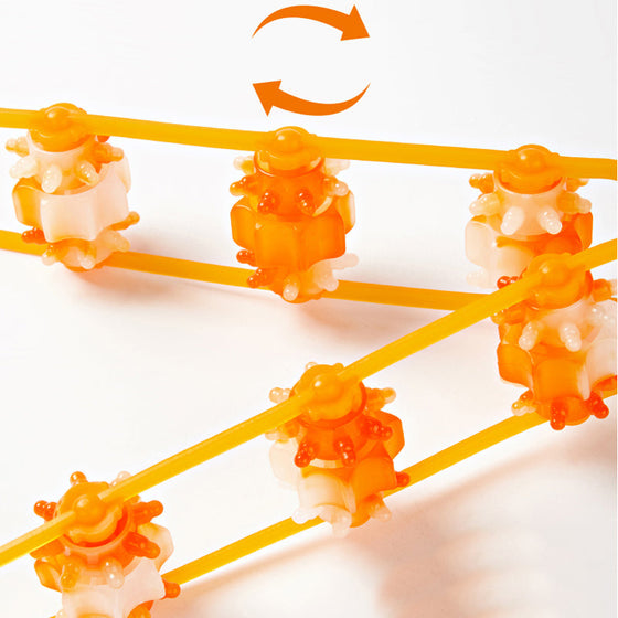 Bärbar handgjord rullrep för ryggmassage