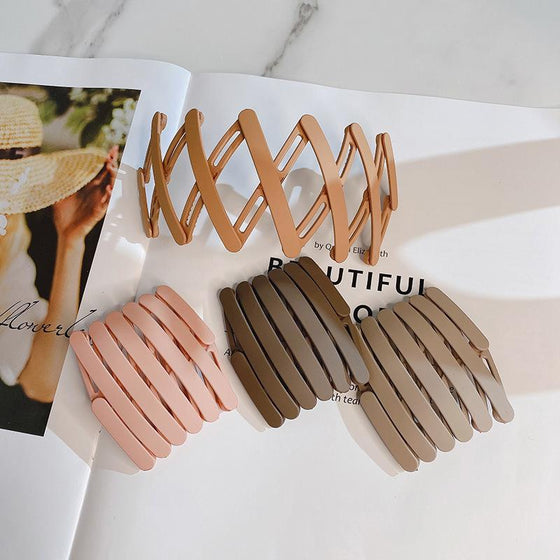 Bärbart Teleskopiskt Hopfällbart hårband