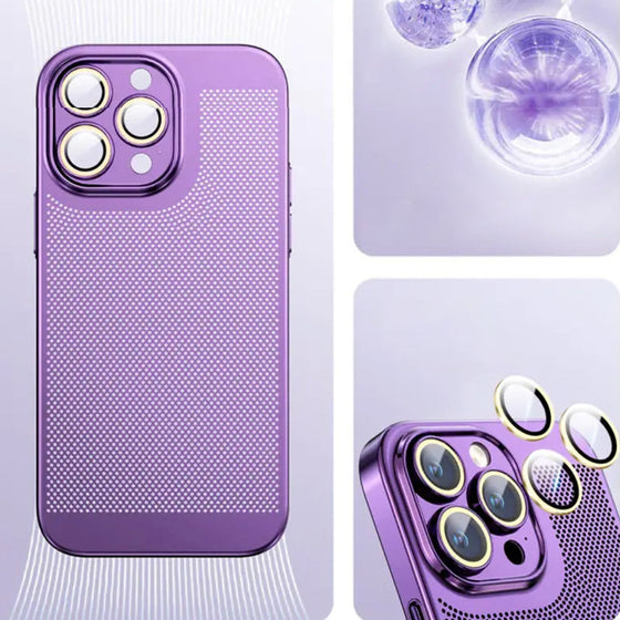 Elektropläterad värmeavledande mobilskal