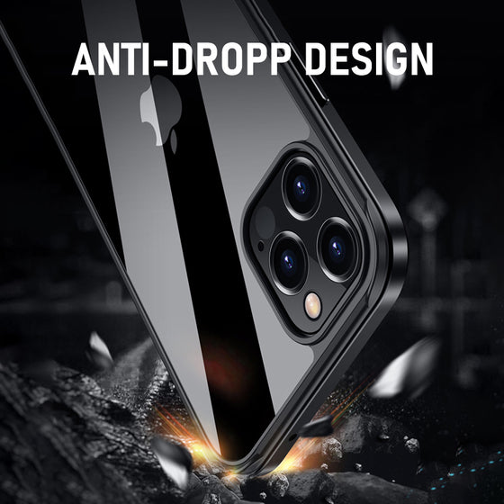 IPHONE 12-FODRAL MED METALLRAM