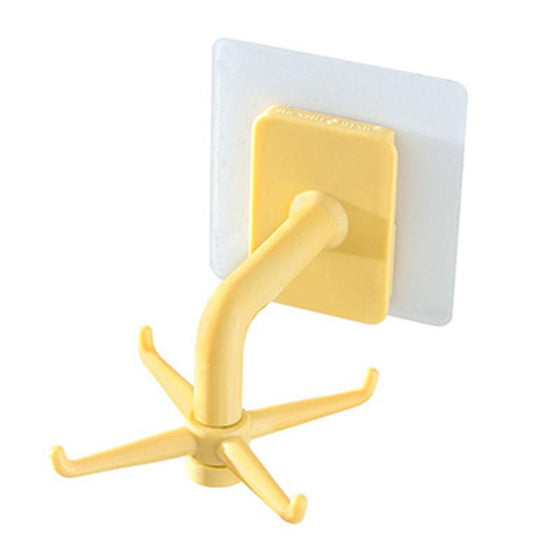 360 ° Roterande förvaringshylla med 4 Krok