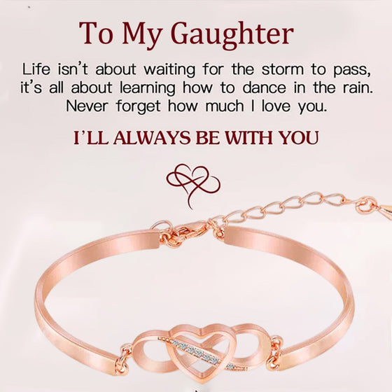 Kom alltid ihåg att jag älskar dig mamma Forever Love Hjärt Armband