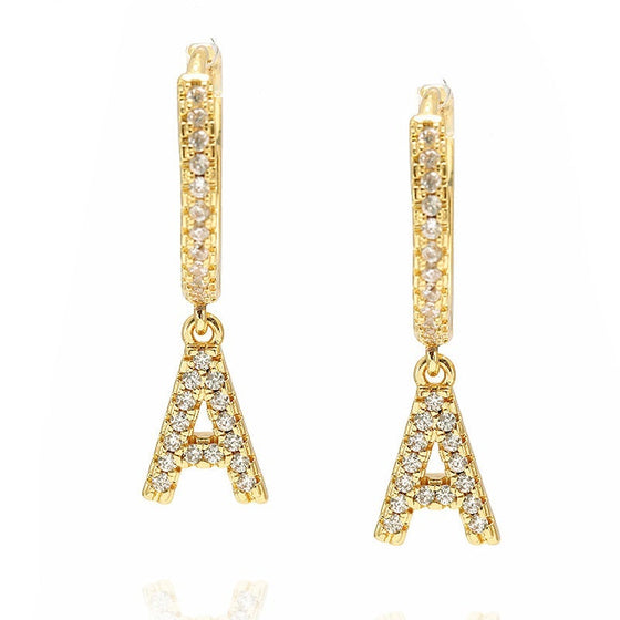 Alfabet ring örhängen