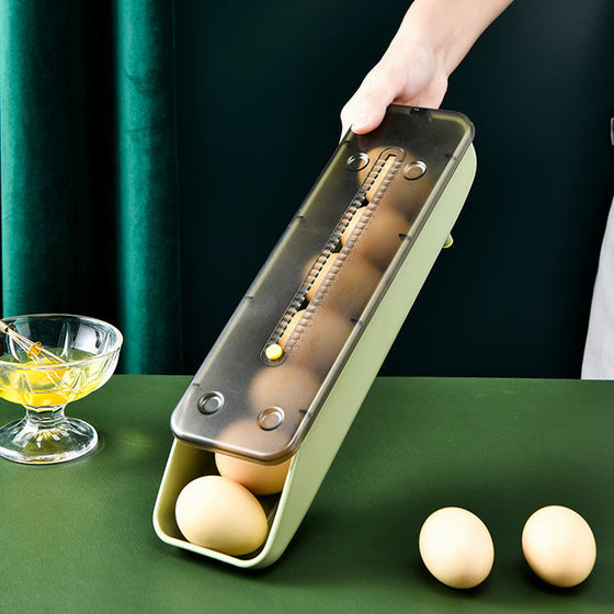 Säker glidbar äggförvaringslåda