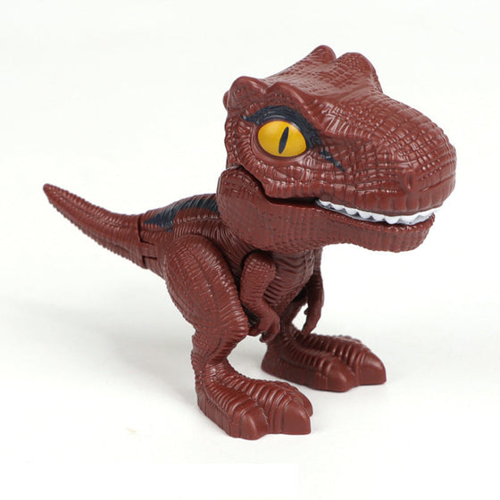 Fingerbitande dinosaurier actionfigurer