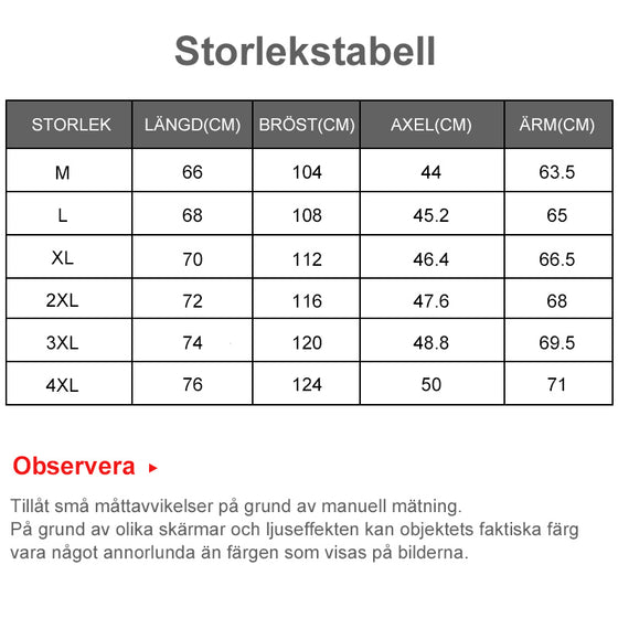 Enfärgad Jacka För Män