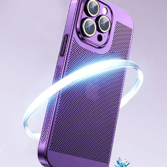 Elektropläterad värmeavledande mobilskal