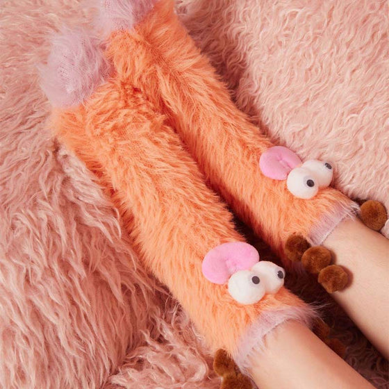 3D udda ansiktsstrumpor