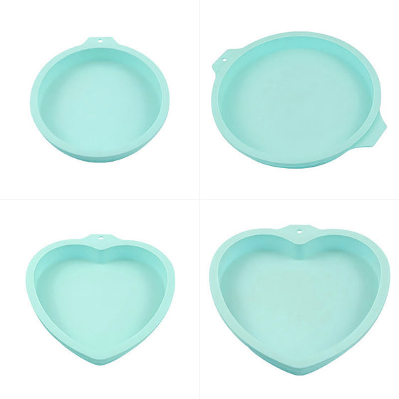 Silikon Tårtform | Hjärtformad | Rund