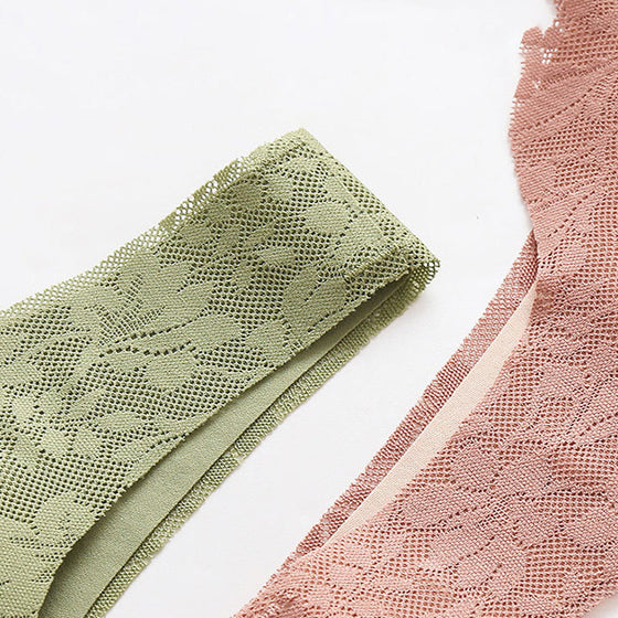 BH med spets med full täckning med framknäppning