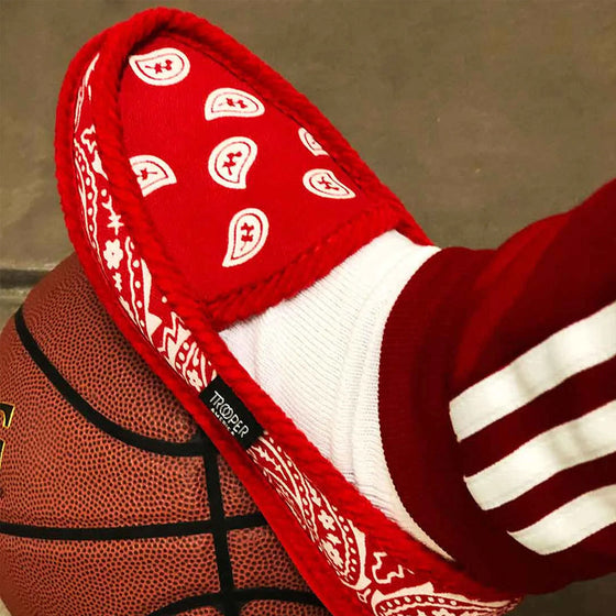 Bekväma bandana slip-on husskor