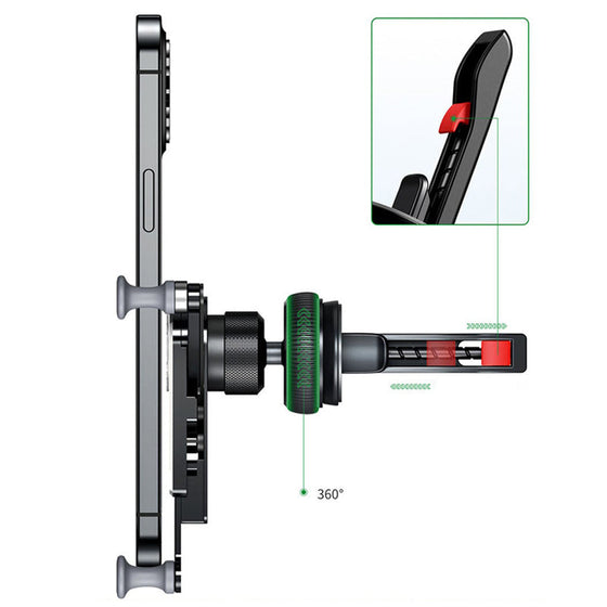 Hopfällbar biltelefonhållare