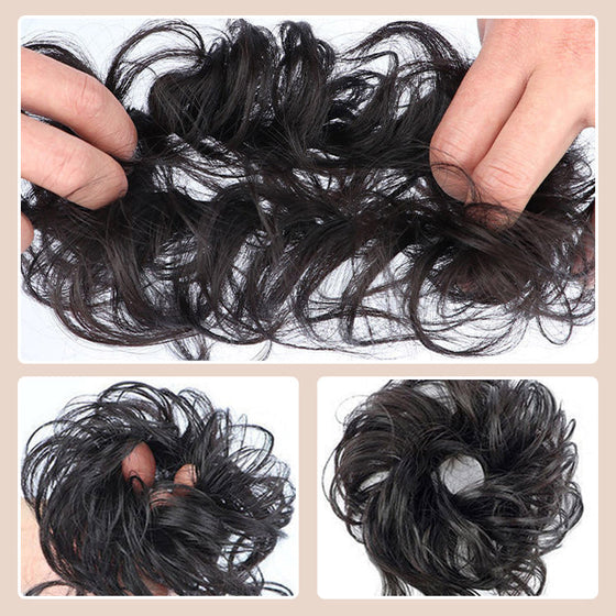 Rufsig bulle-hårstycken