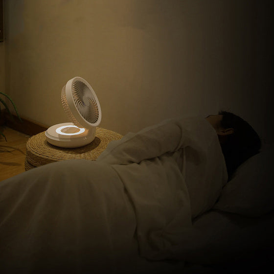 Fällbar skrivbordsfläkt