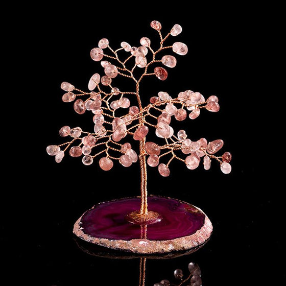 Dekorationsträd med stenar