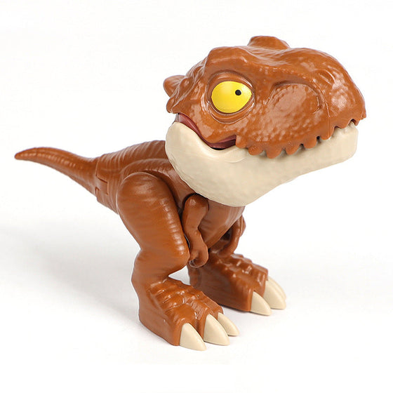 Fingerbitande dinosaurier actionfigurer