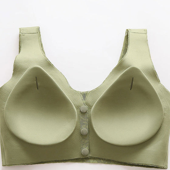 BH med spets med full täckning med framknäppning