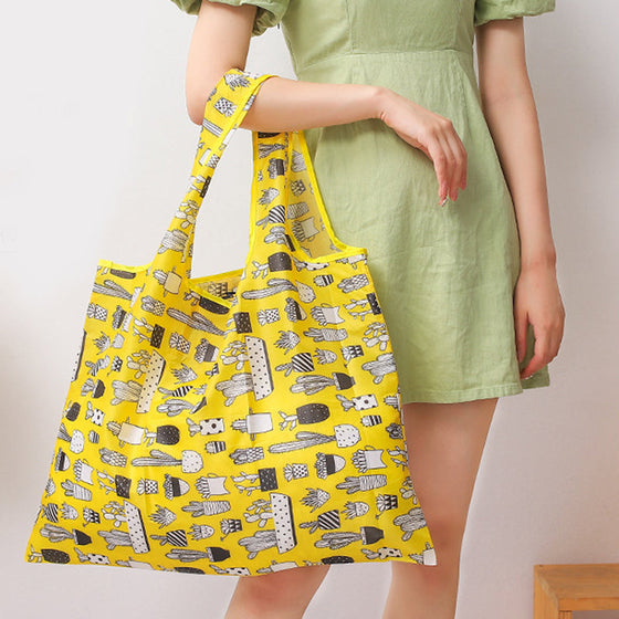 Hopfällbara, Bärbara Shoppingväska i Oxfordtyg