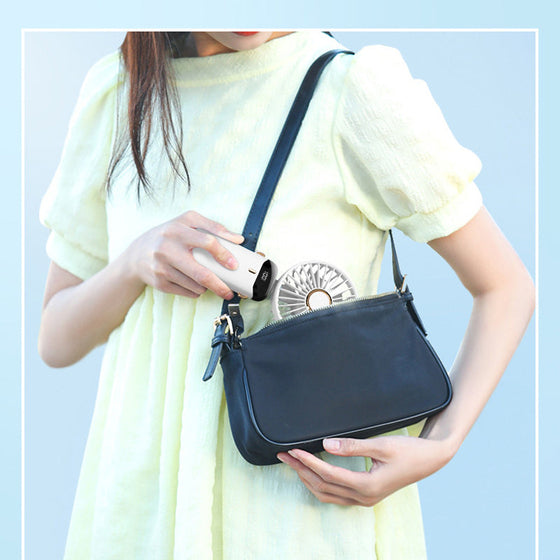 Bärbar elektrisk kallkompresskylfläkt