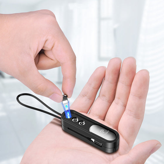 3-i-1 magnetisk bärbar laddningskabel